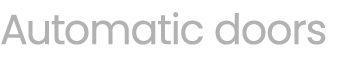 Automatic doors